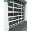 Automatic Aluminum Frame Temperated Glass Panel Garage Door